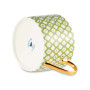 Knochenporzellan-Tasse mit Untertasse Form Idylle Dekor Lime-1